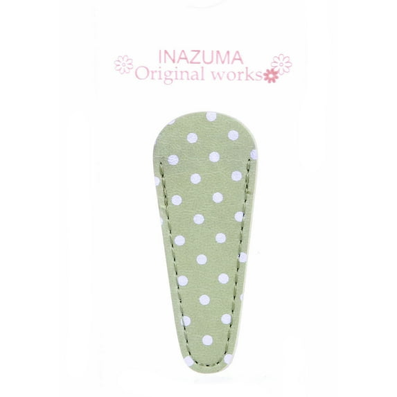 Small Polka Dot Embroidery Scissors Sheath Light Green