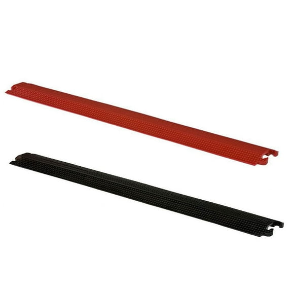 Small Polyurethane Cable Guard Drop Over Wire Cord Cable Protector - 36" - Black