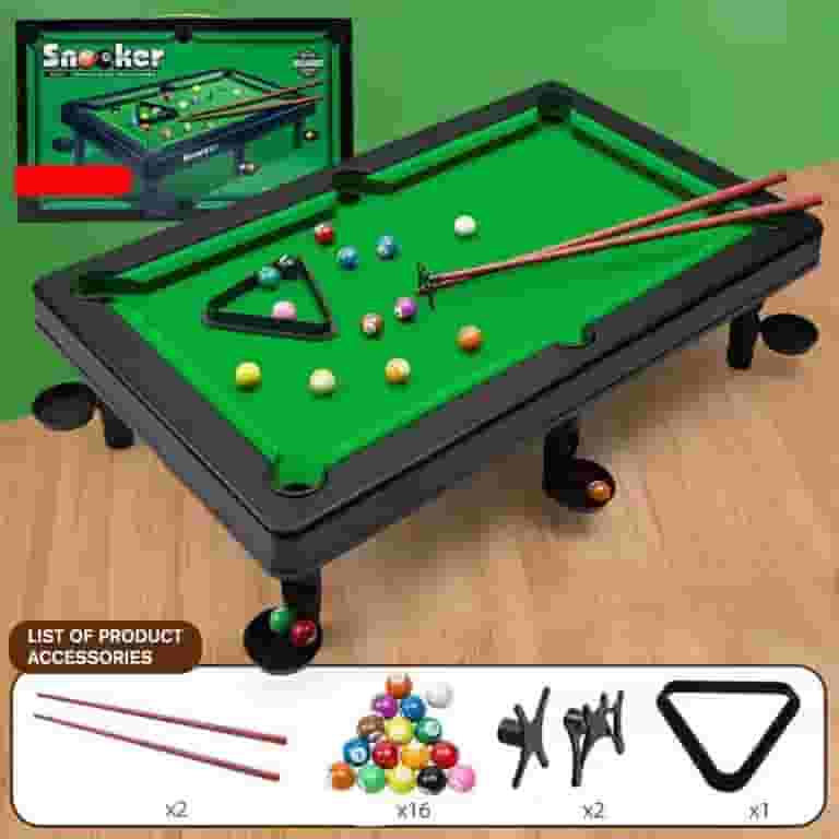 27 Inch Mini Table Top Pool Billiard Snooker Game For Kids