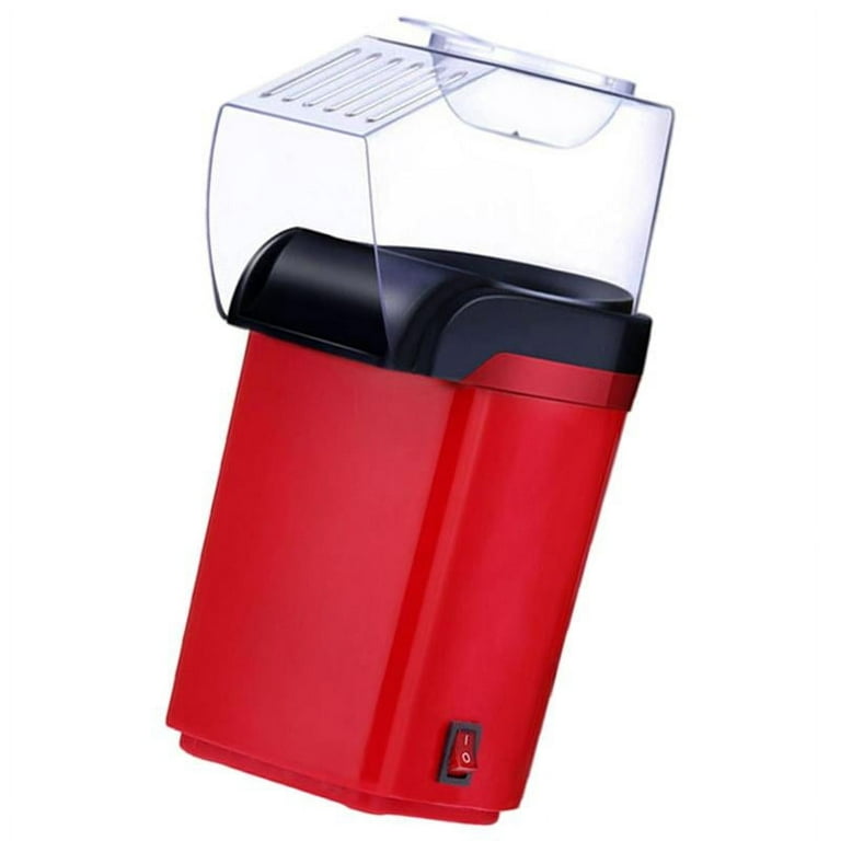 Small Popcorn Maker Efficient Household DIY Hot-Air Popcorn Popper for Dorm Camping, Size: 10x11.5x26cm, Red