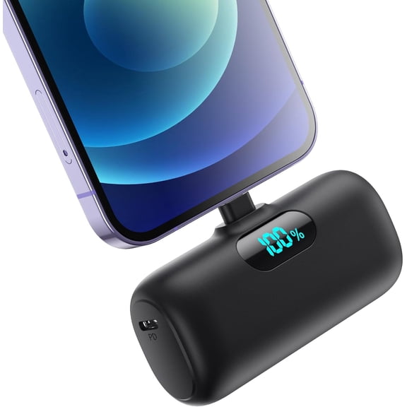 Small Portable Charger for iPhone 5000mAh, PD Fast Charging Power Bank,Mini Battery Pack Portable Phone Charger Travel Essentials for iPhone 14/14 Pro Max/13/13 Pro/12 Pro/11/XS/XR/X/8/7/6/SE Series