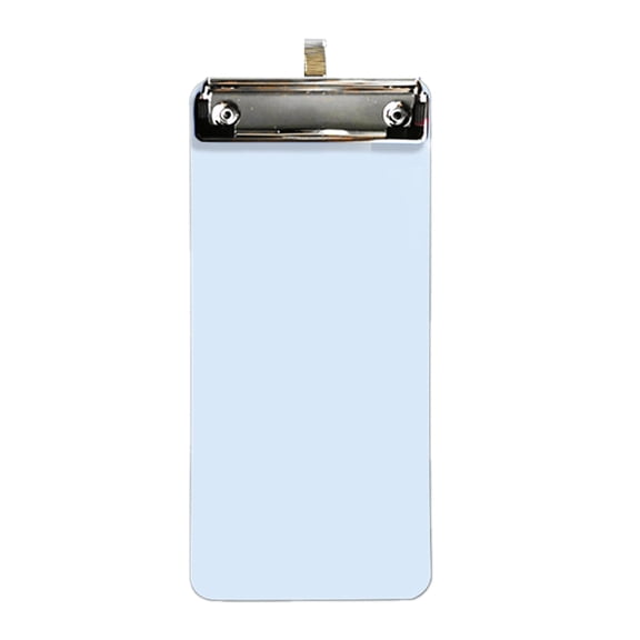 Small Portable Clipboard with Hanging Hook 10x22cm Conference Clipboard Writing Board for Office School Restaurant Cafe