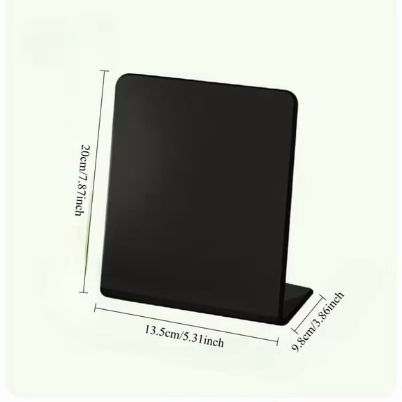 Small Portable Desktop Blackboard Erasable Mini Chalkboard Reminder Board for Home Office Desk Organization