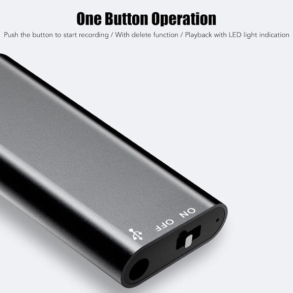 Small Portable Digital Recorder (For Lectures And Conferences) 8-Hour Continuous Voice Activation Recording Device, 8GB Memory, Recording of Classes And Conferences, Repeating Learning Knowledge