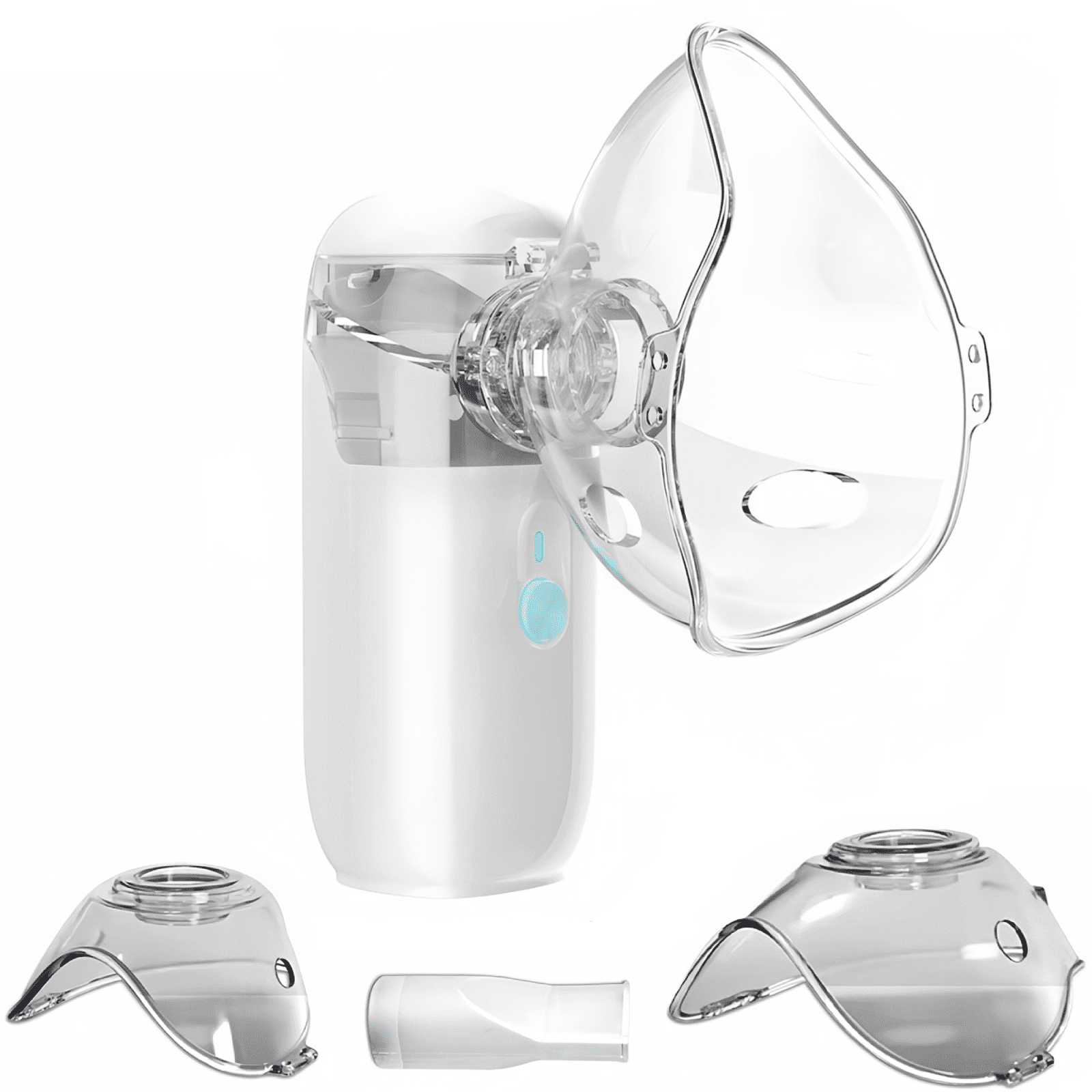 Small Portable Humidifiers Machine Steam Inhalator, USB Rechargeable, three accessories, easy to carry, suitable for Adults & Kids and for Travel