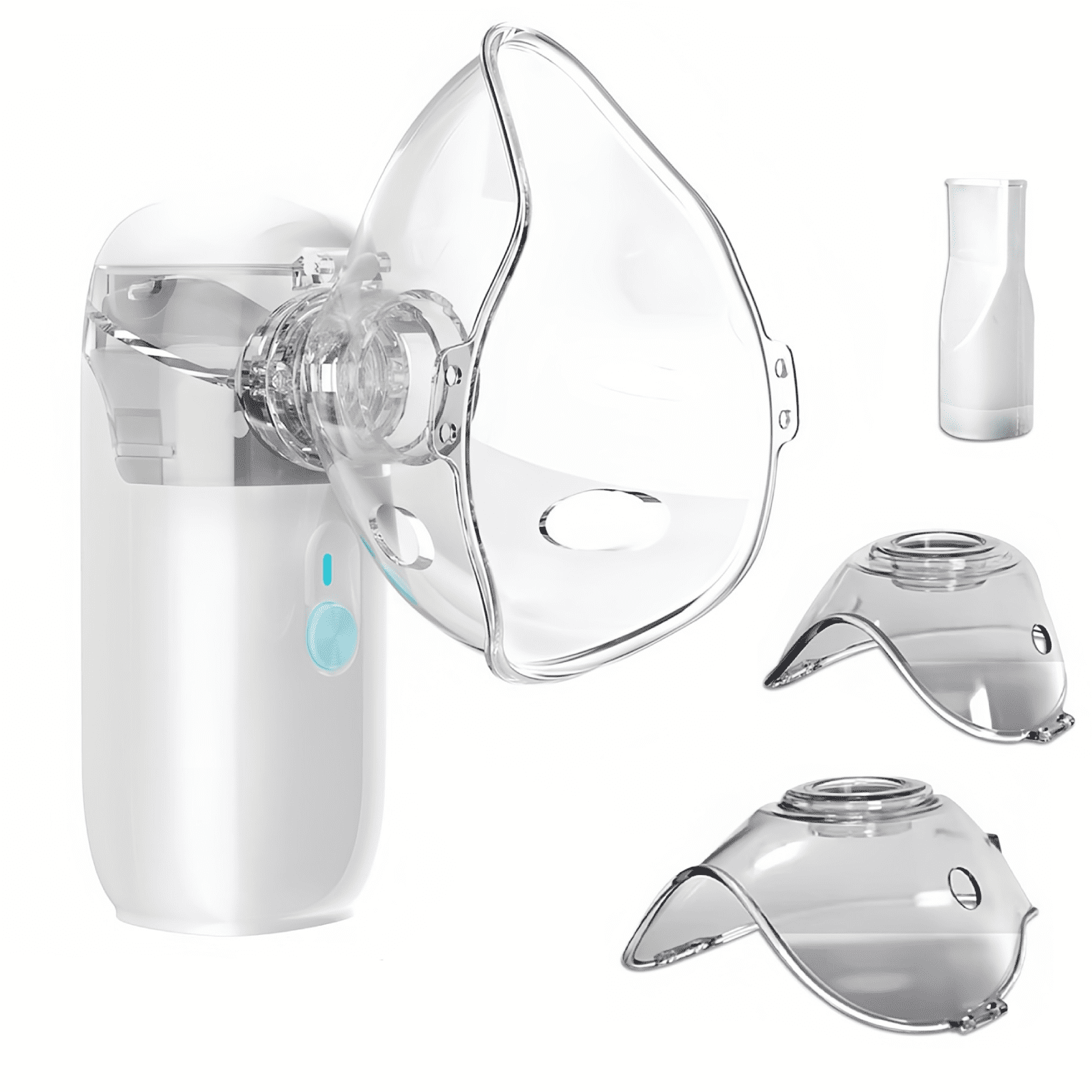 Small Portable Humidifiers Machine Steam Inhalator, USB Rechargeable, three accessories, easy to carry, suitable for Adults & Kids and for Travel