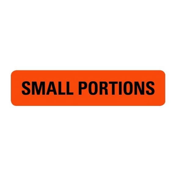 Small Portions Food Labels
