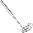 thumbnail image 1 of Small Potato Masher - Stainless Steel Mini Avocado Masher, Heavy Duty Tiny Masher for Avocado, Potatoes, Beans, Meat, Vegetables, Dishwasher Safe, 1 of 7