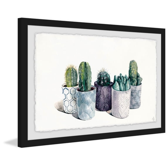 Small Pots Framed Painting Art Print, 45.00" x 1.50"