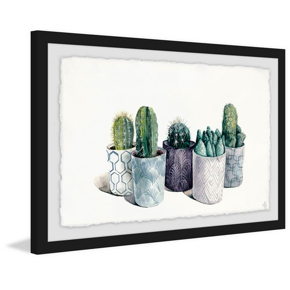 Small Pots Framed Painting Art Print, 45.00" x 1.50"