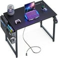 Small Power Outlets and USB Port Computer Desk for Office Gaming 63