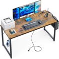 Small Power Outlets and USB Port Computer Desk for Office Gaming 63