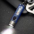 thumbnail image 1 of Small Powerful Mini Keychain LED Flashlight Tactical Portable Bright Pen Torch SST20 LED USB Rechargeable IP65 Waterproof Multi Function for Emergency with Built-in Battery, 1 of 7