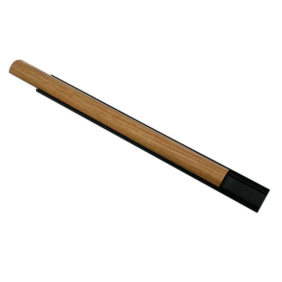 Small Premium Cable Shield Floor Cord Cover | Length: 36" | Color: Medium Oak | 1 Piece