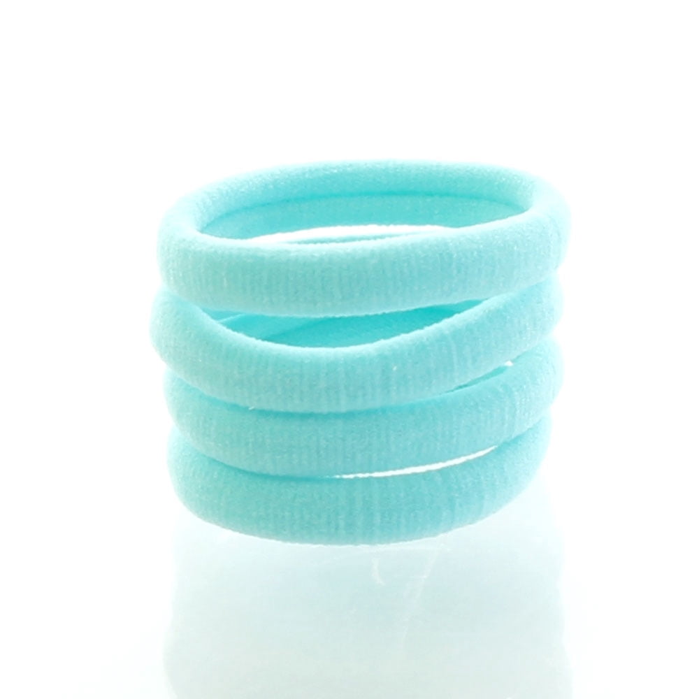 Small Premium Seamless Ponytail Hair Bands Aqua 1000pcs