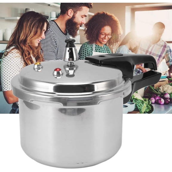 Small Pressure Cooker 3 Liter Aluminum Alloy  Pot for Gas Stove Induction with Locking Lid