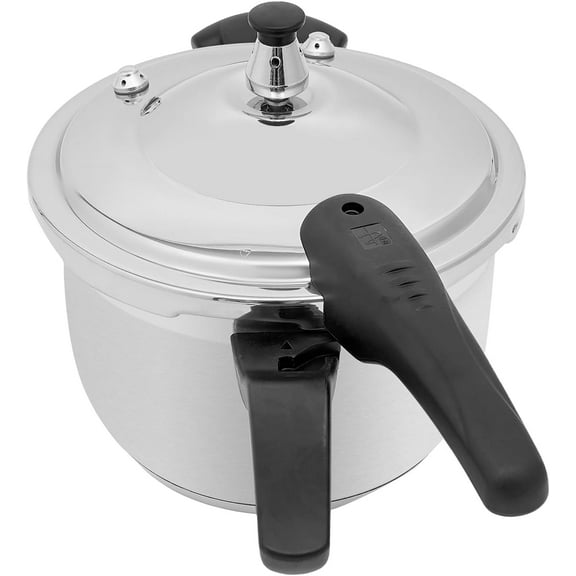 Small Pressure Cooker Stainless Steel Pressure Pot Mini Pressure Cooker Pot for Fast Cooking,Multiple Stove Compatible (5.28Qt)