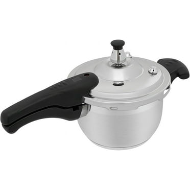 Small Pressure Cooker Stainless Steel Pressure Pot Mini Pressure Cooker Pot for Fast Cooking,Multiple Stove Compatible (7.4Qt)