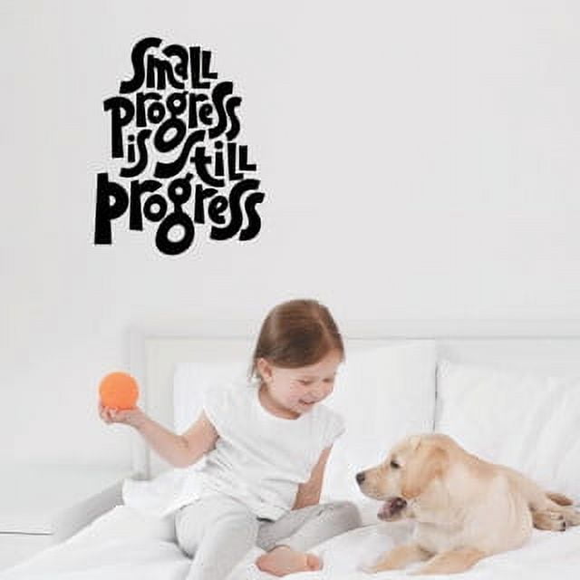 Small Progress Still Progress Inspirational Quotes School Wall Decals