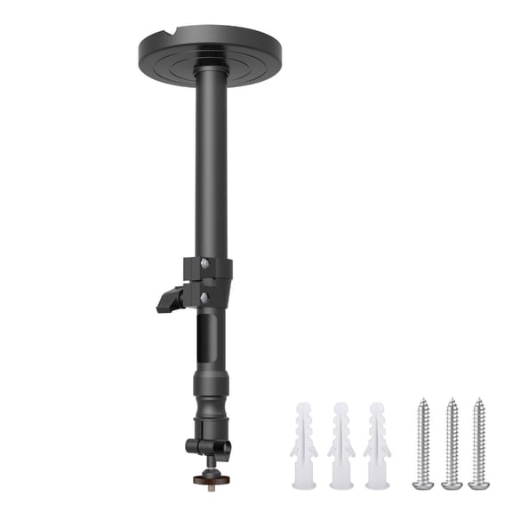 Small Projector Holder Hanger 360°Swivel And 180°Tilt Ceiling/Wall Mount Bracket