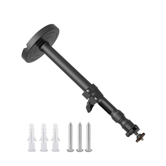 Small Projector Stand Ceiling Or Wall Mountable, 360°Rotation Multiple Angles Adjustable Length Stretches