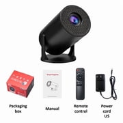 Small Projector with Wifi 6 and BT 1080P Projector 270  Adjustable Auto Keystone Home Projector Projector for Laptop PC Smartphone