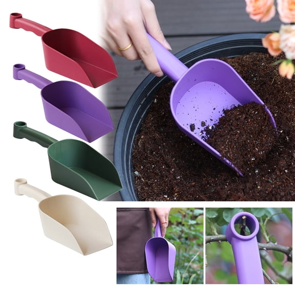 Small Purple Garden Shovel, Hand Trowel For Planting, Ergonomic Gardening Tool - Ergonomic Design, 13*7*4 Inch Size, Versatile For Soil Digging - For Gardeners, Planting &