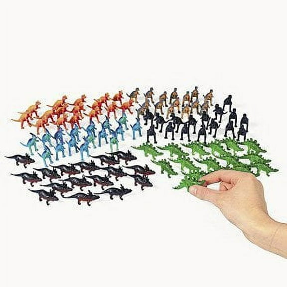 Small Pvc Dinosaurs 96 Pc Unit - Toys - 96 Pieces