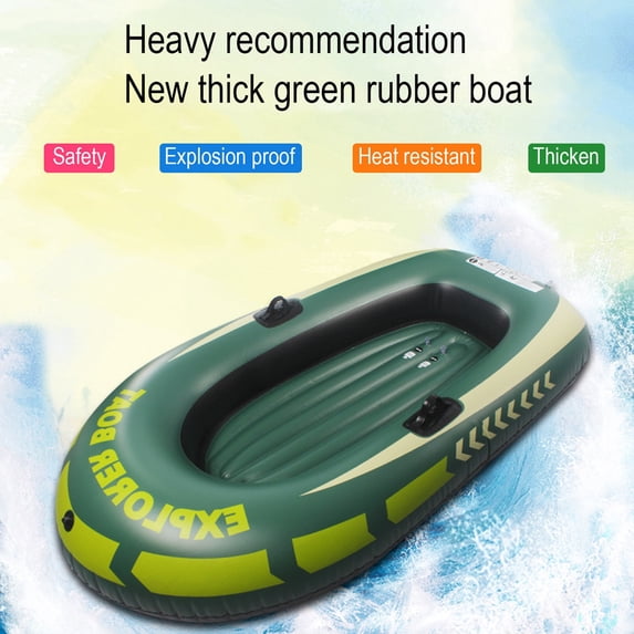 Small Pvc Water Leisure Boat Inflatable Kayak Parent-Child Interactive Inflatable Fishing Boat Drift Boat Single Inflatable Boat For Swimming Pool Family