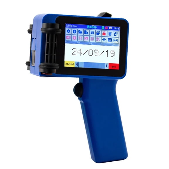 Small Quick-dry Ink Label Printer Handheld Inkjet Printer Date QR Code Batch Number Logo For Packaging Printing Portable Coding ,Crisp Output
