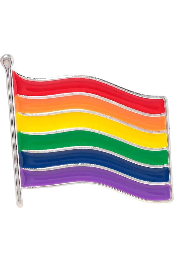 Small Rainbow Flag Gay Pride Lapel Pins - 1 pin