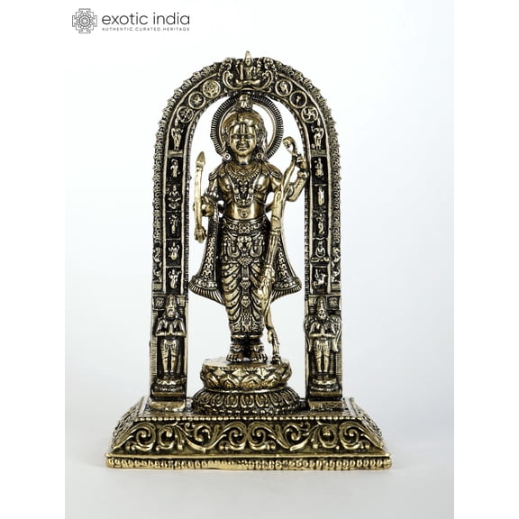 Small Ram Lalla Statue in Brass - Multiple Sizes - Innocent Divinity