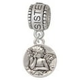 thumbnail image 1 of Small Raphael Angel on Disc - Sister Charm Bead, 1 of 1