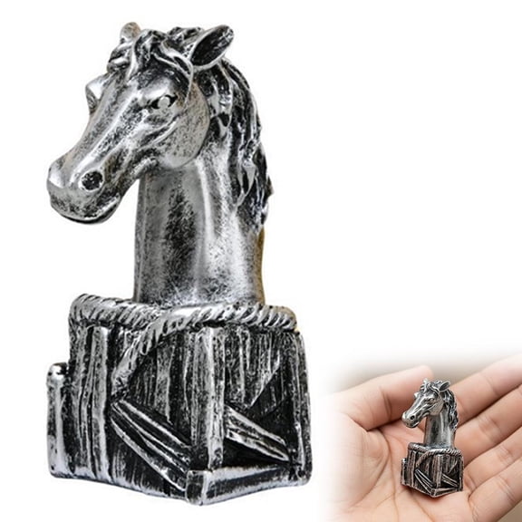 Small Rearing Horse Statues for Home Dcor,Creative Art Retro Horse Head Ornament,Resin Statue Ornaments,Abstract Sculptures,for Shelf Desk Office,Traditional Decorative Figurines