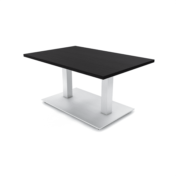Small Rectangular Coffee Table For Office Square Metal Base 30"x45"