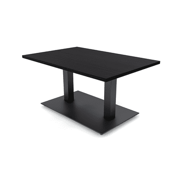 Small Rectangular Coffee Table For Office Square Metal Base 30"x45"