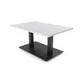 thumbnail image 1 of Small Rectangular Coffee Table For Office Square Metal Base 30"x45", 1 of 7