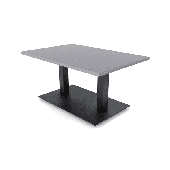Small Rectangular Coffee Table For Office Square Metal Base 30"x45"