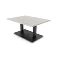 thumbnail image 1 of Small Rectangular Office Coffee Table With Metal Base 3'x4', 1 of 6