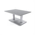 thumbnail image 1 of Small Rectangular Office Coffee Table With Metal Base 3'x4', 1 of 6