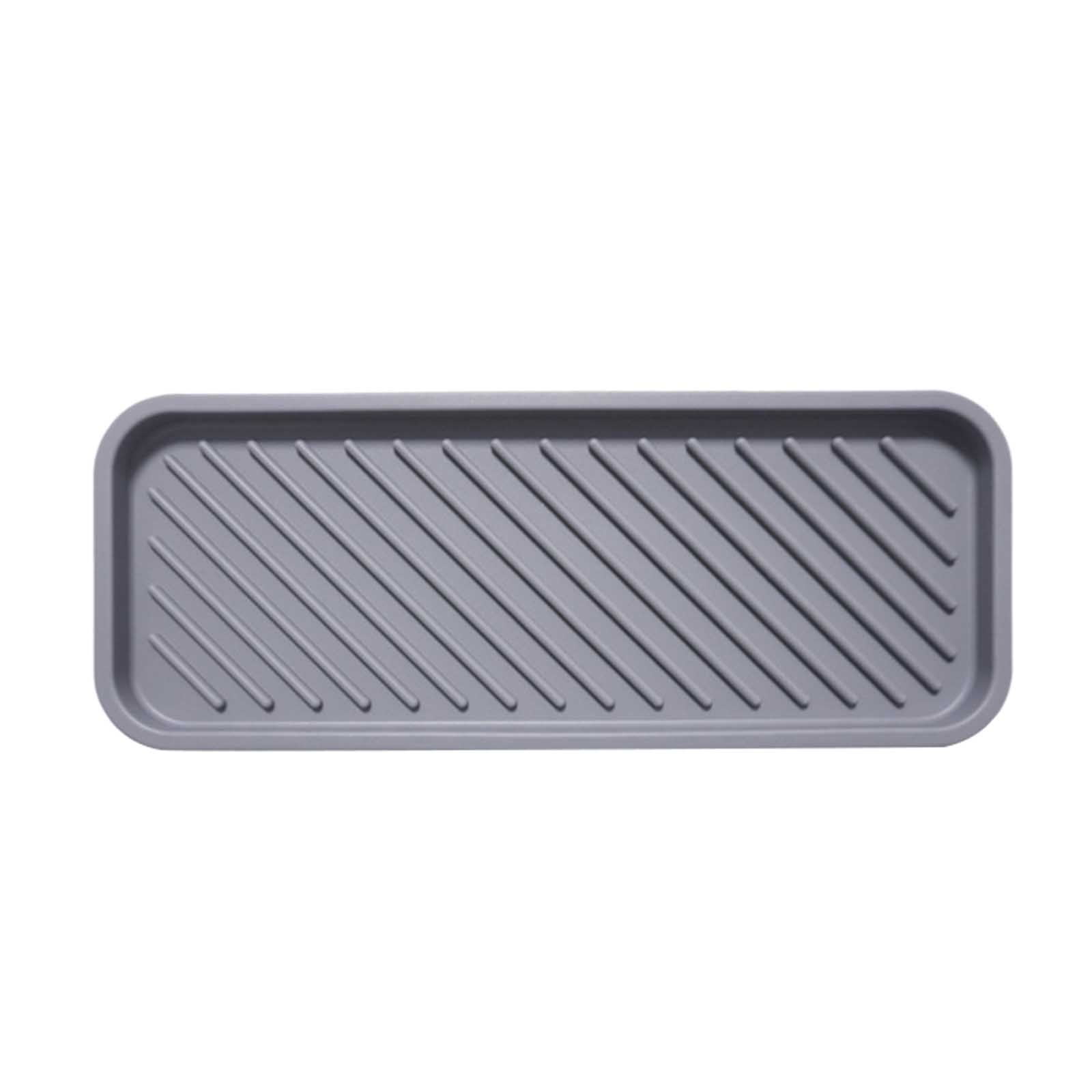 Small Rectangular Silicone Drain Pad Silicone Soap Drain Drain Rack