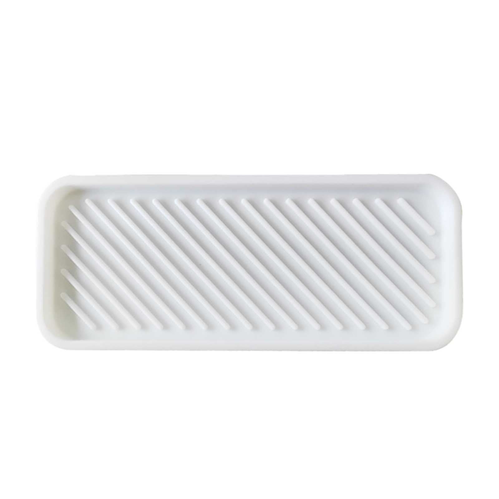 Small Rectangular Silicone Drain Pad Silicone Soap Drain Drain Rack