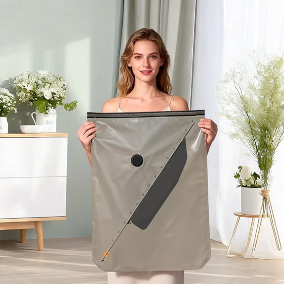Small Rectangular Vacuum Storage Bag, 15.8 x 21.3 in, Compression Bag for Dorm Closet Storage and Travel Packing