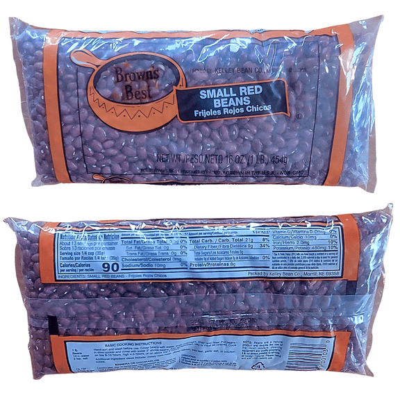 Small Red Beans 3 Ct. Case / 1 LB. Bags