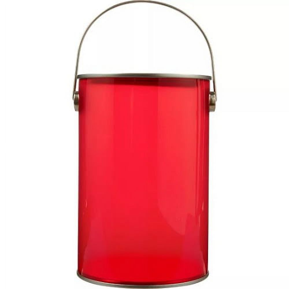 Small Red Plastic Favor Paint Can