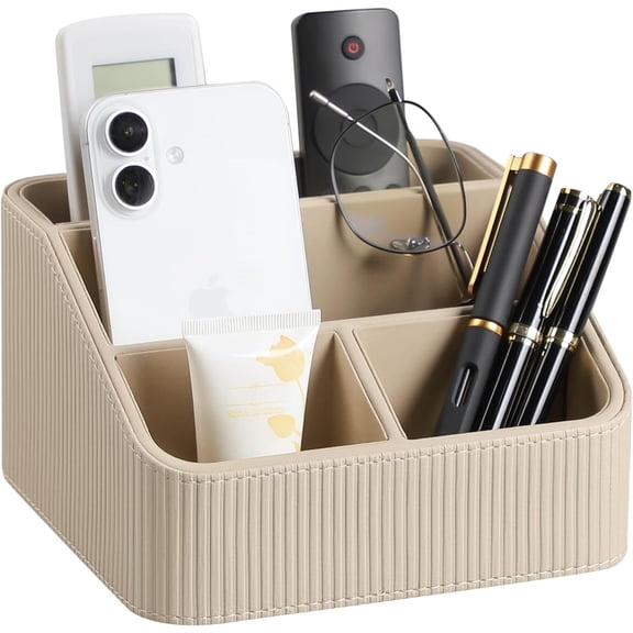 Small Remote Control Holder Bedside Nightstand Organizer Desk Caddy