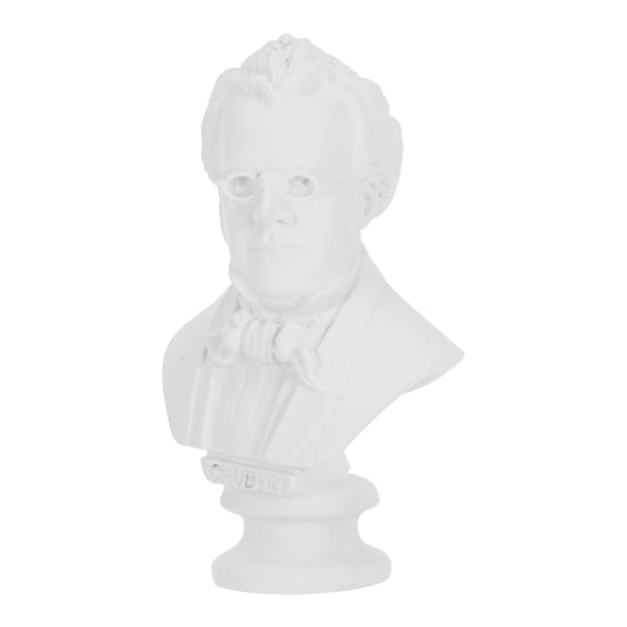 Small Resin Bust Statue Miniature Musician Figurine Desktop Decoration Classic Tabletop Adornment