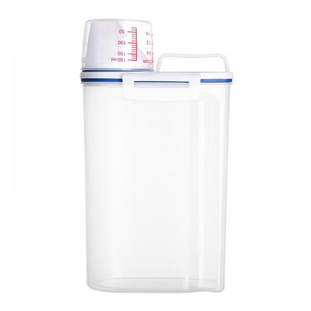 Small Rice Storage Small Rice Storage Container,5 Lbs Cereal Dispenser with Measuring Cup ...