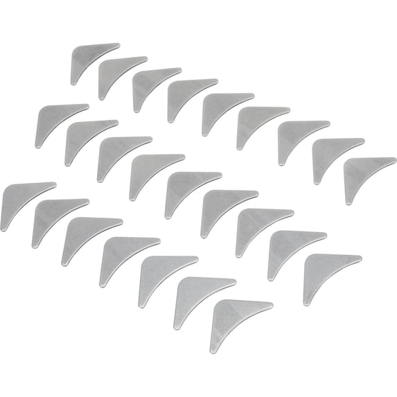Small Roll Cage Chassis Bar Steel Weld Gusset Plates, 25 Pk