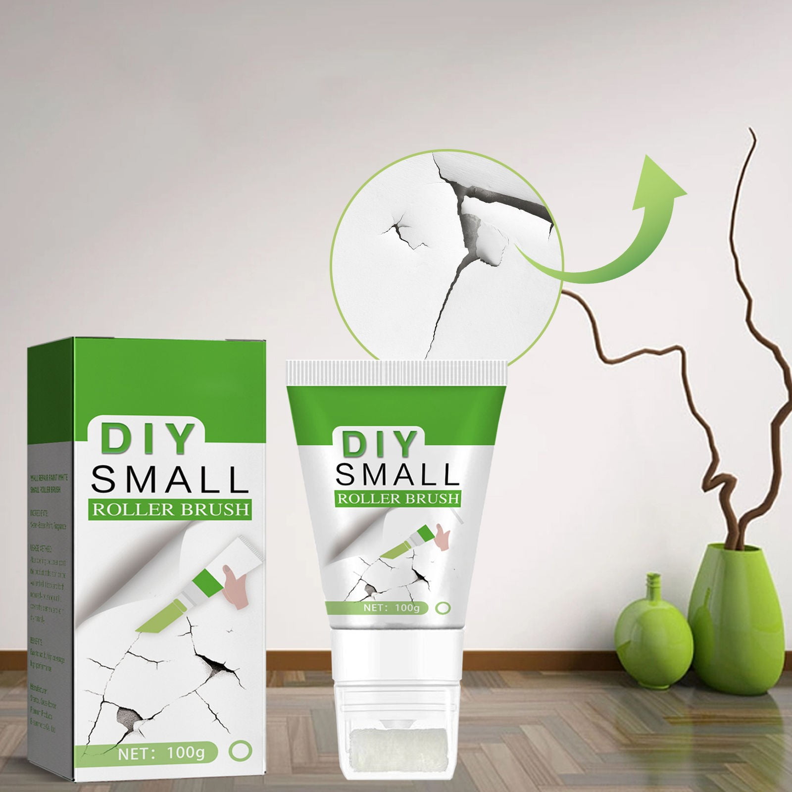 Small Roller Paint Clean Odor Friendly Latex Paint Wall Paste Small